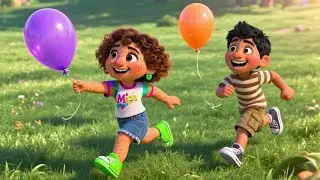 Balloon Colors Song | Learn Colors with Fun Balloons | Nursery Rhymes & Songs for Kids