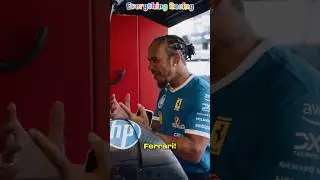 Lewis Hamilton can't resist imitating Ferrari fans at the Italian GP #lewishamilton #italiangp #f1