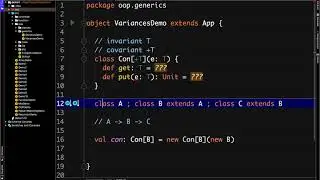 43) Scala generics. Variance. Invariant, covariant, contravariant