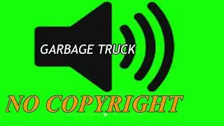 Garbage truck sound effects | Recycling truck sound effect | Picking up trash