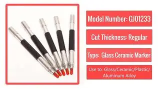Double Head Glass Tile Cutter Pen 130mm Carbide Scriber Hard Metal Tile Cutting Machine Lettering