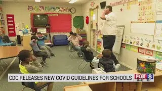CDC released new guidelines/recommendations for school districts to reopen