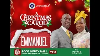 Christmas Carol 2025 | Pastor Innocent Utulu | 12/19/2025 | RCCG Mercy Hall