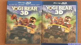 YOGI BEAR blu ray 3D unboxing review