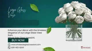 Durable and Stylish Large Glass Vase