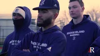 URI Baseball Practicing for 2020 Season