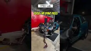 AWD Turbo K-Series on Dyno #turbo #civic #honda #dyno