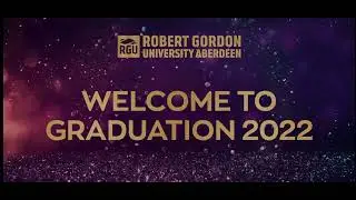 A United Kingdom University graduation. Robert Gorgon (RGU) 2022 winter graduation ceremony.