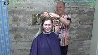 Trim, Nape-shave with hair Tattoo and a sparkling new COLOR Marjolein. T.K.S tutorial