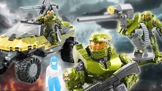 Let&rsquo;s SPEED BUILD the UNSC Red Team Charge! Halo Mega Construx