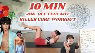 10-МИНУТНАЯ ТРЕНИРОВКА ДЛЯ ПРЕССА (Bretman Rock's Absolutely Not Challenge) *без оборудования* 🌈