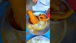 Food blogger Vs Shop Owner Mutton Challenge 😱 #mutton #muttoncurry #streetfood #nonveg #shorts