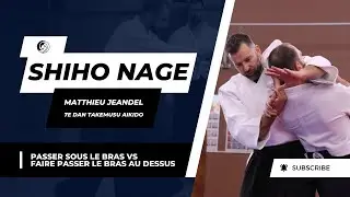 Shiho Nage (passage sous le bras) - Matthieu Jeandel - 7e Dan - Takemusu Aikido