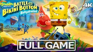 SPONGEBOB: BATTLE FOR BIKINI BOTTOM REHYDRATED Full Gameplay Walkthrough / No Commentary【FULL GAME】