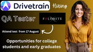 Exciting Job Opportunities at Drivetrain AI & Folonite | Apply Now via Unstop!