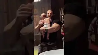 When both the dad and baby are jacked 💪 #shorts
