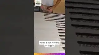 Bagru Hand Block Printing / Behind the Scene / Bagru print #handblockprint #bagruhandblockprint