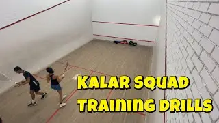 Squash - Kalar squad in action and more training drills