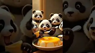 Chef Panda Makes Quesillo 🍮🐼 | Tiny Panda Dessert Cooking Show #panda #cute #food #animals #eating