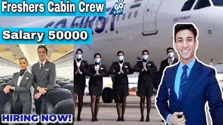 Go First Cabin Crew interview | Airlines Job | Cabin Crew |