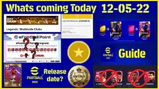 Что нас ждёт сегодня в Pes 21 (12.05.22) | Дата выхода efootball 22 | Руководство по efootball 22 @engrpes