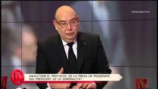 TV3 - Divendres - El protocol en la presa de possessió de Carles Puigdemont
