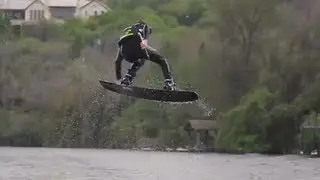 Switch Heelside Slob 360 to landing wrapped - Wakeboarding | MicBergsma