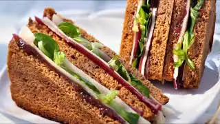 Club sandwich pain d'&eacute;pices, Fol Epi et magret fum&eacute; | Recette gourmande