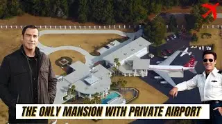 THE ONLY MANSION WITH A PRIVATE AIRPORT 🏡✈️