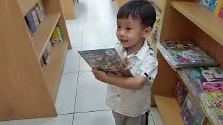 AJ the wheels on the bus #Cocomelon Book Store SMS Gading Serpong Tangerang Indonesia