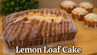 🍋 Soft & Moist Lemon Loaf Cake with Glaze 🍰 | Bakery-Style Tea Time Cake घर पर बनाएं