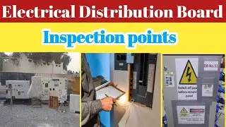 How to inspect Electrical  DB|| Electrical DB inspection point #neboshacademy #safetytips