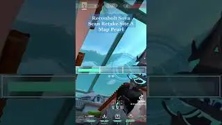 Reconbolt Sova Scan Retake Site A Map Pearl #shorts #valorant #valorantclips #valoranttips