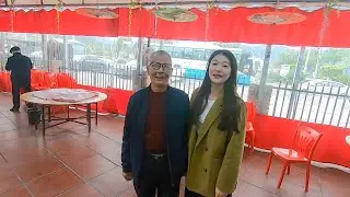 今天外公八十大寿，一大家子聚在一起为他祝寿，儿孙满堂好热闹