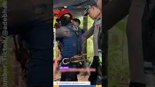 Damkar Semarang berjuang 7 jam evakuasi remaja yang terperosok disumur!!!
