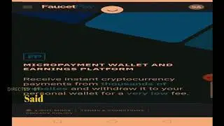 Earn up to&nbsp;100 satoshi&nbsp;every&nbsp;5 minutes.to Faucetpay.
