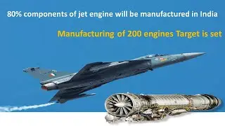 80% component of jet engine will be manufactured in India #jetengine