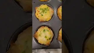 ❤️Quick & Delicious Puff Pastry Egg Cups #breakfast #easyrecipe #puffpastryidea #breakfastideas