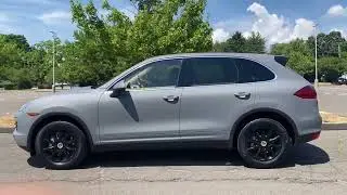 Porsche Cayenne Wrapped In Cheetahwrap Matte Grey