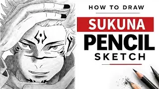 How to draw Sukuna | Jujutsu Kaisen