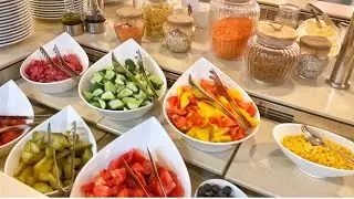 Hilton Garden INN Astana Завтрак, комната, ресторан, холл - один день в Хилтон Астана