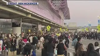 SFO International Terminal evacuated due to bomb threat, man detained