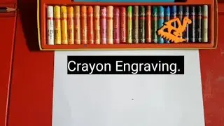 How to do Crayon Engraving? | Scratch Art | Oil Pastels