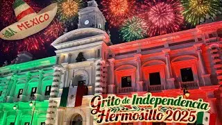 Tremendo llovidon en  el grito de independencia de Hermosillo 