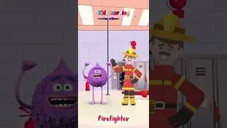Who Wears a Helmet and Fights Fires? Guess the Job!  #kidlearning #PreschoolShorts #KidLearning