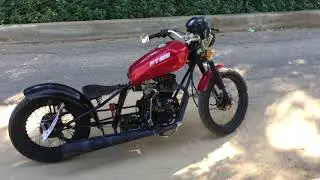 Italika f125 tipo Bobber #bobber Culiacán sinaloa #caferacer