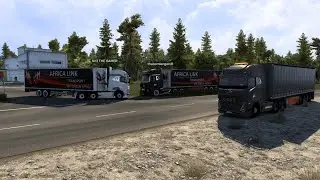 SOUTH AFRICA TRUCKERS CONVOY &mdash; South Africa Drivers Taking Over Extreme Weather & Roads | ETS2   P54