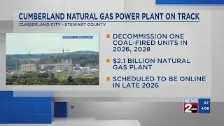 TVA on track building Cumberland Natural Gas Power Plant
