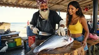 Incredible Barracuda & Mullet Fish Cutting Performance  Expert Market Skills