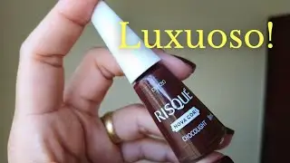 Esmalte CHOCOLIGHT Da Risqué + COMPARAÇÃO E MISTURINHA Elegante 🤎